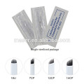 high quality 14 pins disposable microblading blades needles for 3-D eyebrow tattoo